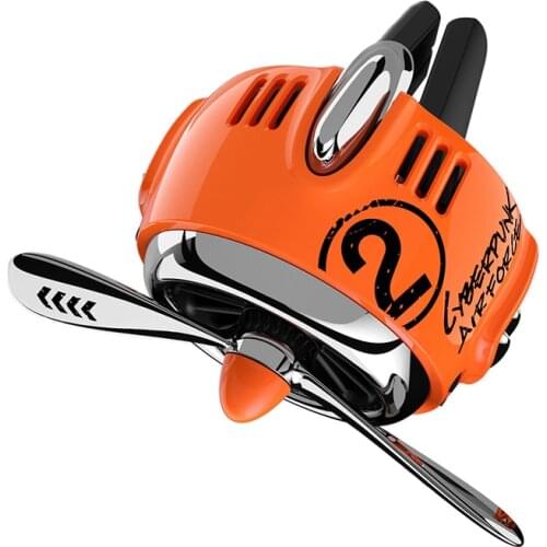 1PCS Metal Air Force 2 Air Freshener Car Smell Clip Fresh Aromatherapy Fragrance Auto Conditioning Vent Outlet Perfume