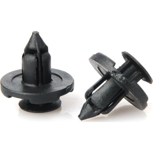 100PCS 8mm Auto Bumper Mudguard Special Nylon Rivet Fastener For Nissan Livina TIIDA Sylphy Car interior Fixing Clips