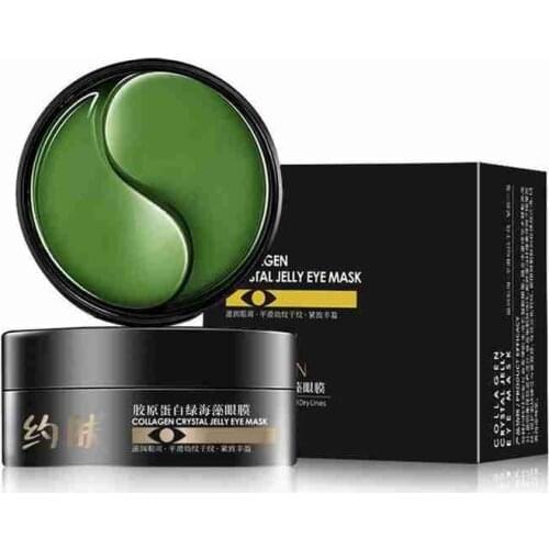 60pcs Seaweed Eye Mask Remover Dark Circles Collagen Gel Eye Patches Anti-puffiness Anti-aging Moisturizing Eyes Skin Care