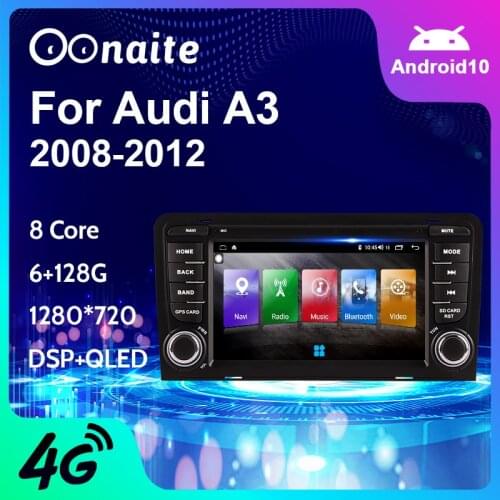 4G Android Car Radio Multimedia Video Player For Audi A3 2003 2004 2005 2006 2006 2007 2008 2009 2010 2011 Navigation GPS 2din