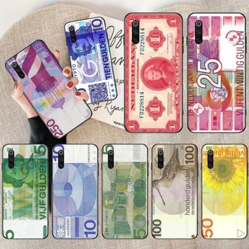 Netherlands Dutch Guilder money Coque Shell Phone Case for Xiaomi Mi10 10Pro 10 lite Mi9 9SE 8SE Pocophone F1 Mi8 Lite