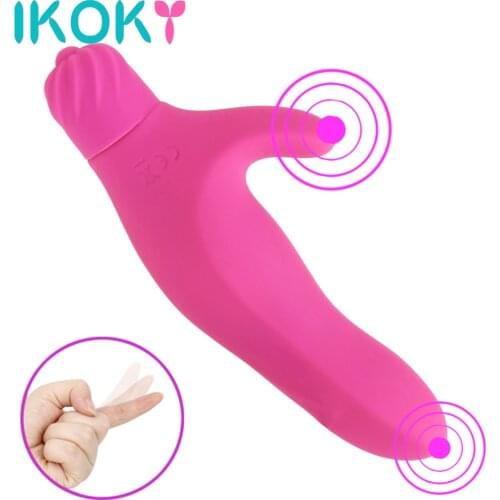 IKOKY G-spot Massager Vagina Clitoris Stimulator Dildo Bullet Vibrator AV Stick Adult Products Sex Toys for Women Erotic