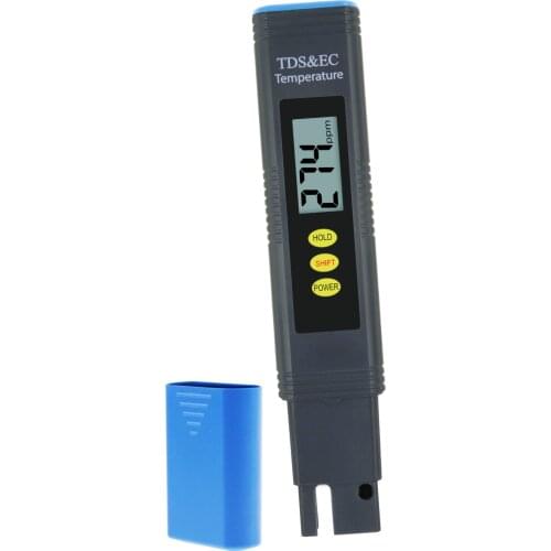 Pentype 2-in-1 TDS / EC Meter with ATC Digital Water Quality Tester Temperature Measurement for Water Analysis Hydropinics