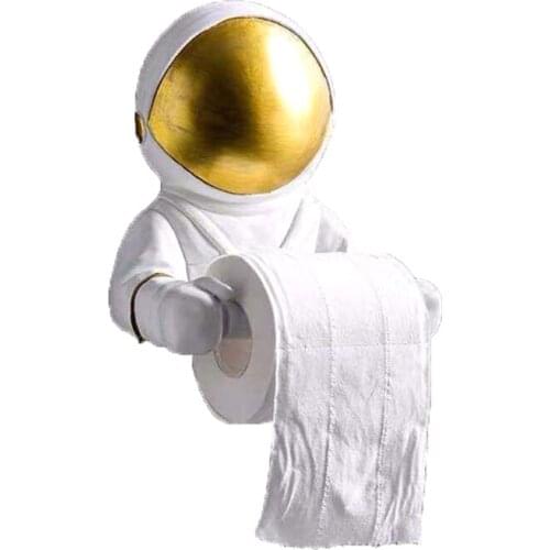 45BE Multifunction Astronaut Tissue Holder Can Hold Tissue Creative and Lovely Shape Can Decorate Home Improve Popularity