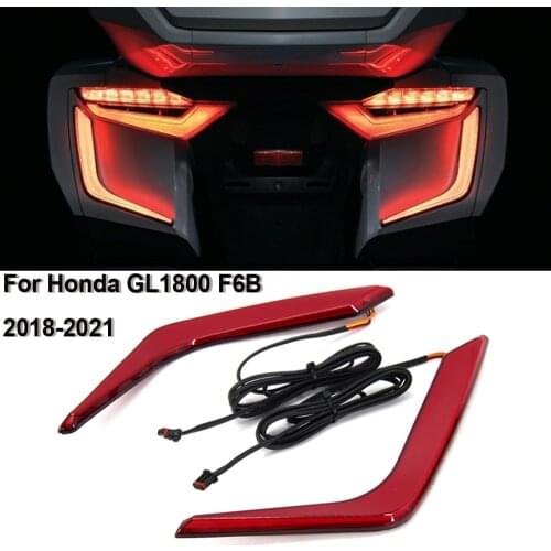 Motorcycle GL1800 LED Rear Saddlebag Accents Lights For Honda Gold Wing GL 1800 F6B 2018 2019 2020 2021 Decorative Turn Signal
