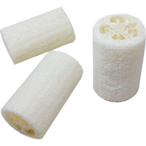 Natural Loofah Luffa Bath Shower Wash Body Pot Bowl Sponge Scrubber