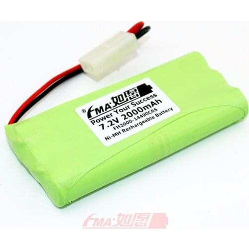 Ni-MH 7.2V 2000mAh Rechargeable Battery for Model Toy Remote Control F1 Car AA6SH