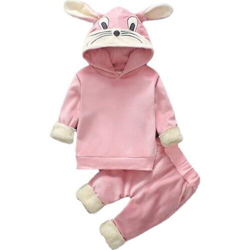 New Autumn Winter Baby Girls Clothes Suit Fashion Children Sports Hoodies Pants 2Pcs/Sets Toddler Casual Costume Kids Tracksuits