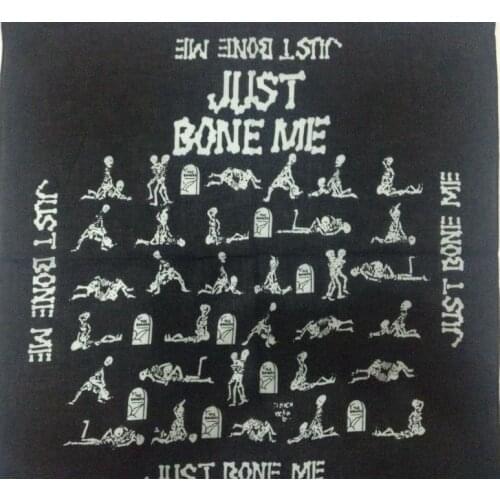 2018 New Fashion Flame Cool Skull Printed Bandanas Head Scarf For Mens Free Shipping