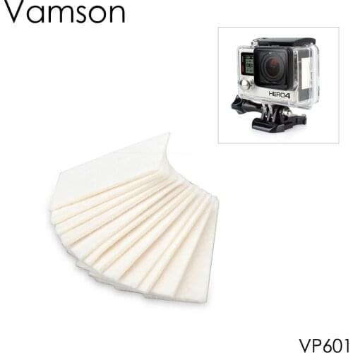 Vamson for GoPro Hero 9 Black 12pcs Anti fog Inserts Sport Camera Accessory for Gopro 9 8 7 6 5 4 3+ for SJCAM Yi 4k VP601