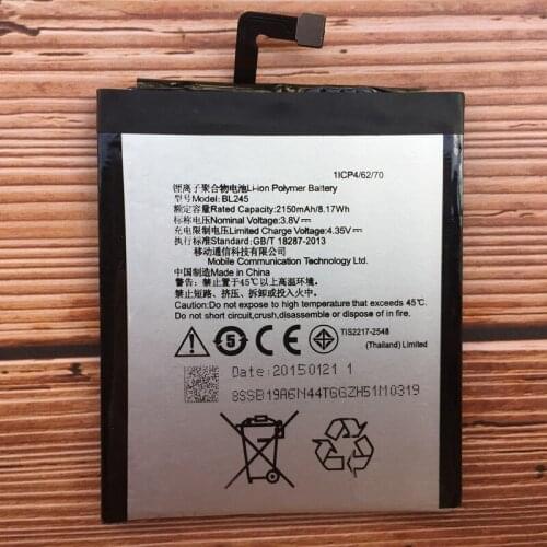 100% Original High Quality BL245 Battery For Lenovo S60 S60T S60W S60A S60-a Phone Batteries 2150mAh