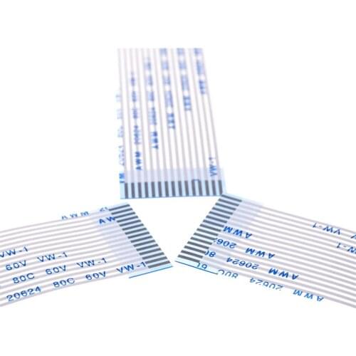 5 PCS FPC Flat Flexible Cable FFC Jumper Pitch 1.25 mm Spacing 15 Pin Same Contact Side isotropy Type A 200mm Tin Plated