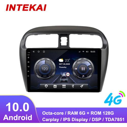9" Android 10.0 Car Radio GPS Navigation autoradio multimedia player for Mitsubishi mirage attrage 2012 2018 head unit stereo