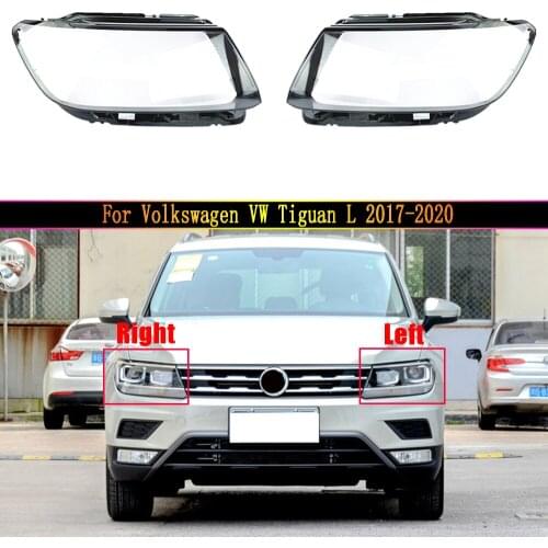 Car Headlamp Lens For Volkswagen VW Tiguan L 2017 2018 2019 2020 Car Replacement Lens Auto Shell Cover