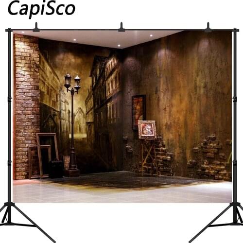 Capisco backdrop for photographic studio European street wedding background fotografia new design photocall