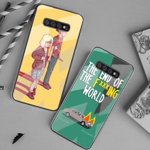 The end of the fing fxxxing world Phone Case Tempered Glass For Samsung S20 Plus S7 S8 S9 S10 Plus Note 8 9 10 Plus