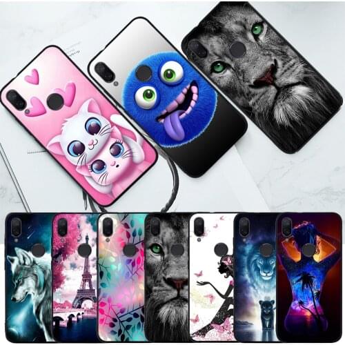 Case for Xiaomi Mi Play Silicone Case for MiPlay Cat Pattern Black Case For Xiaomi Mi Play Bag Phone Cases Bumper Cute Animals