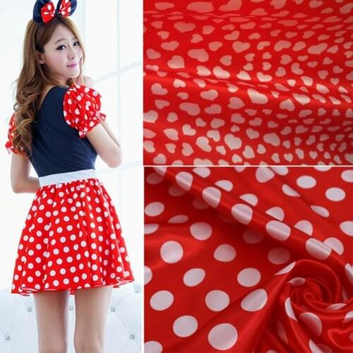 Decoration Cosplay Fabric Satin Tissue Print Ribbon Material Glossy Charmeuse Polyester Tilda Scarf Material