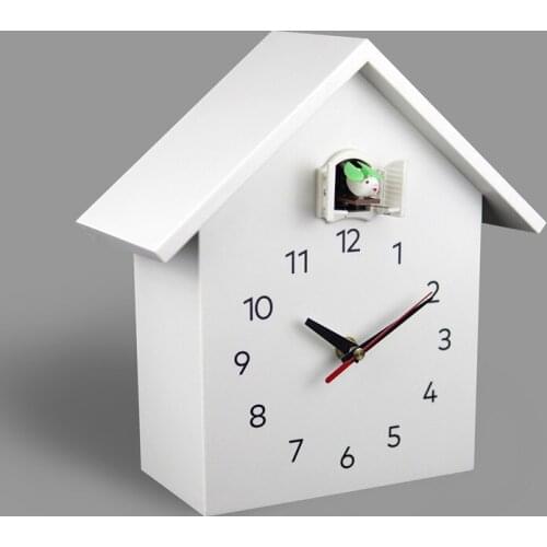 Home Decor Stylish Wall Clock Digital Modern Design Luxury Large Wood Clock Wall Decor Modern Design Cuckoo Clock Cartoon New 5