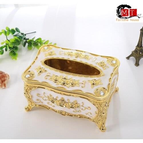 Household Phnom Penh Small Napkin Box Paper Box Creative Acrylic Table Top Plastic Paper Box Tissue Boxes Tissue Holder