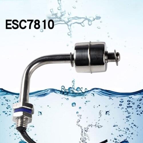 ELECALL Bent Water level Switch float Liquid sensor Stainless Steel Tank Pool Flow sensors ESC7810 110V 220V