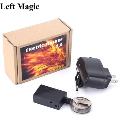 Electric Flasher 2.0(Charging Version) - Magic Tricks Fire Close Up Magic Props Accessory Funny Prank Party Gimmick