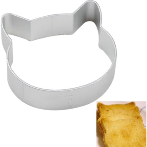 Cat Shapes Biscuit Cookie Bread Cake Steel Cutter Baking Mold Diy Tool