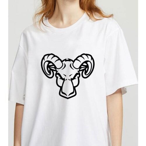 Women T Shirt Short Sleeved Fashion Special Totem Print Casual Harajuku Tees 90s Gilrs White T-Shirt Femme Streetwear