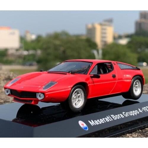1:43 Vehicles Exquisite Simulation Maserati Bora Sports Car 10cm Alloy Model Car Toys for Boys Collect Ornaments