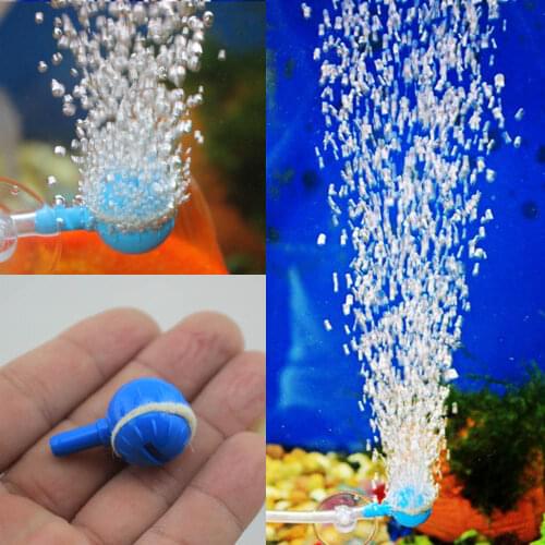 Aquarium Oxygen Pump Air Bubble Stone Aerator for Fish Tank Hydroponic Adjustable Oxygen Increase Ball Aquarium Air Pump