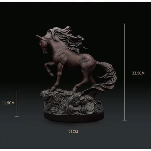 RESIN HORSE ART STATUE SCULPTURE HOME DECORATION ACCESSORIES MODERN LIVING ROOM BEDROOM ORNAMENTS NEW YEAR GIFTS ANIMAL STATUES