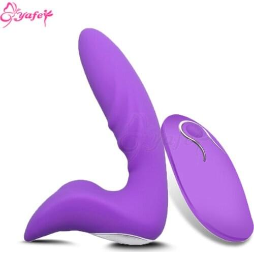 YAFEI Male Prostate Massager Anal Vibrator Silicone 9 Speeds Butt Plug Sex Toys for Men Anal Toys Male Masturbator for Adult