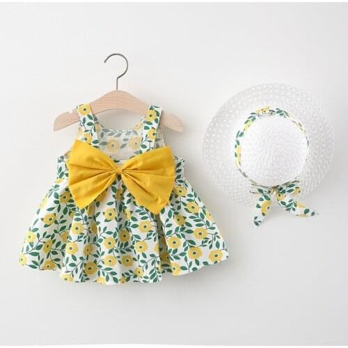 Fashion Baby Girl Dress Ins Children Clothes 2021 Summer Princess Party Dress For 1-3y Costumes Kid 2pcs Toddler Plaid Clothing