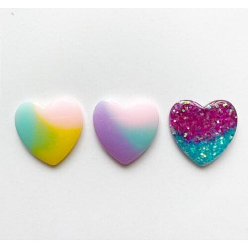 Cover Minder for Diamond Painting, Glitter Candy Color Heart Shaped Cover Holder for 5D DIY Craft