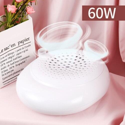 60W Nail Dust Suction Dust Collector Fan Vacuum Cleaner Manicure Machine Tools Built-in Filter To Collect Dust Nail Salon Tools