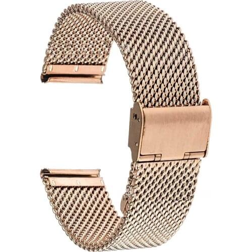 22mm 26mm Milanese Stainless Steel Watch Strap For Garmin Fenix 3 HR 5X Plus Forerunner 935 945 Women Men Luxury Watch Band