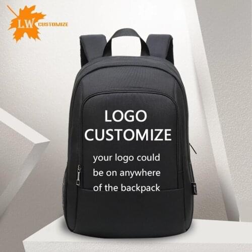 Custom logo bag Splashproof 15.6 Laptop Backpack Anti Theft Men Backpack Business Travel Teenage School Bag Male Bagpack
