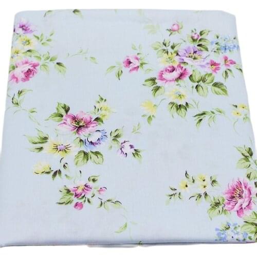 Printed Twill Cotton Fabric Floral Tissus Patchwork For DIY Quilting Sewing Textile Baby Doll Dress Material