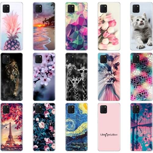 Silicon Case For Samsung Galaxy Note 10 Lite Note10 Lite Back Cover Soft TPU For Samsung Note 10 Lite n770 Protective Phone Case