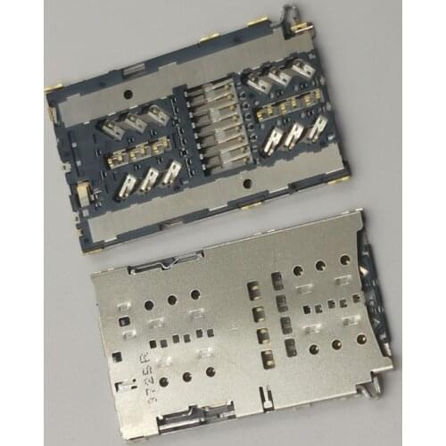 1Pcs Reader Sim Card Socket For Samsung Galaxy Note10 Note 10 Plus Lite N976 N970 N9760 N9700 N770 Slot Tray Holder Connector