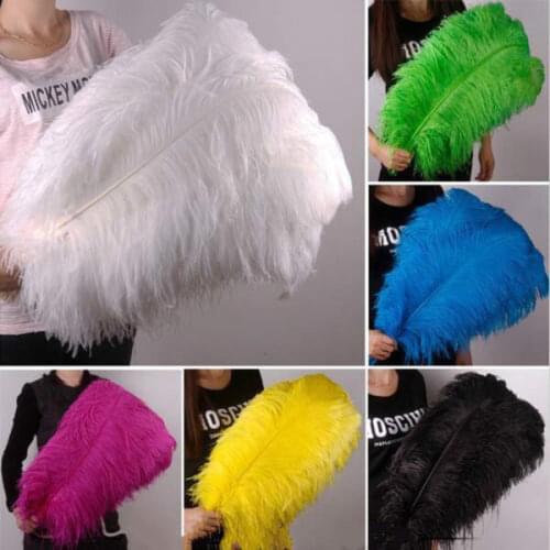 10-500Pc 60-65CM 24-26" Cheap Ostrich Feather for Crafts Jewelry Making Wedding Party Decor Accessories Wedding Decoration Plume