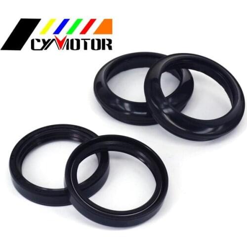 43*54*11 Motorcycle Front Fork Damper Dust cover Oil Seals Set Kit Shock Absorber Part For YAMAHA FZS1000SP XVZ13 XV1600A XV17A