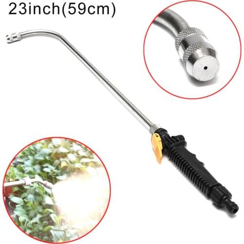 ToHuu 59CM Copper Car High Pressure Water Gun Air Conditioning Cleaning Tools Washer Spray Nozzle With Long Bent Pole Car Care