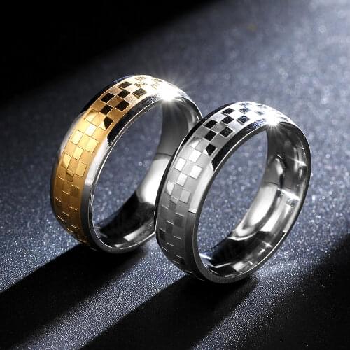 6mm Titanium Band Brushed Wedding Stainless Steel Solid Ring for Men and Women Personalized Ring Customize Ring Engraved Ring