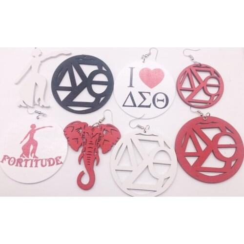 10pairs/lot Wooden Earrings