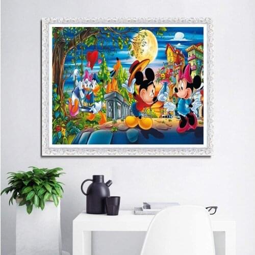 Disney DIY 5D Diamond Painting Diamond Mosaic Diamond Embroidery Full Home Decor Cross Stitch Kits Kids Handmade Gifts