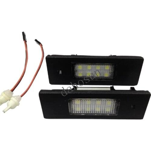 Dahosun Car LED Factory License Lamp for BMW 1/6/Z Series E87 E81 E63 E64 E85 E86 Mini R55