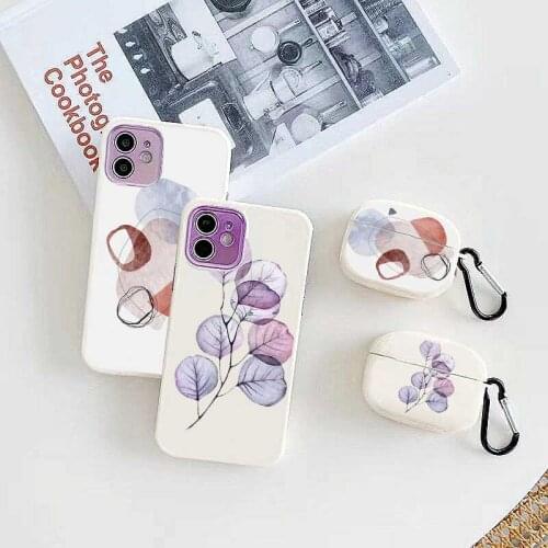 Art Flower Earphone Cases For Apple Airpods 2/1 Lovely Floral Vintage For Apple iPhone Airpod Earphone For Airpods 3 Pro Fundas