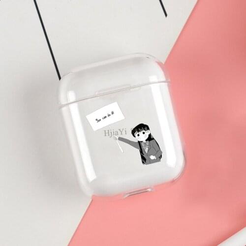 Komi San You Can Do It Cases For Apple AirPods 1 2 Case Clear Wireless Bluetooth Earphone Case Protective Shell