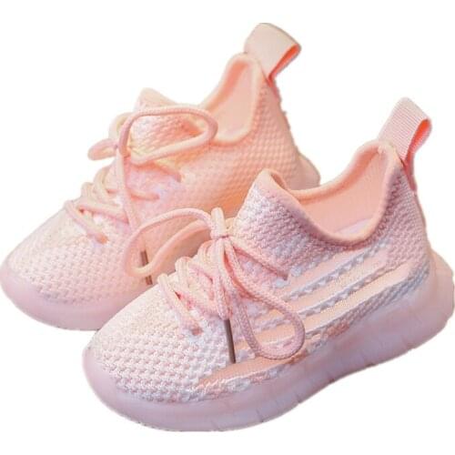 CNFSNJ 2020 autumn Baby Boy Fashion Glowing Mesh Shoe Kid Girl Brand Led Light Sneaker Toddler Child Sport Trainer